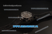 Hublot Classic Fusion Chronograph 7750 Auto PVD Case with Black Dial and Black Leather Strap