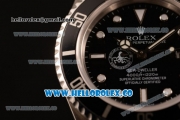 Rolex Sea-Dweller Clone Rolex 3135 Automatic Steel Case with Black Dial and Steel Bracelet - (BP)