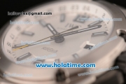 IWC Ingenieur Dual Time Swiss Valjoux 7750 Automatic Titanium Case with White Dial and Stick/Numeral Markers 1:1 Original