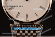 Longines La Grande Classique SWISS QUARTZ Steel Case with White Dial and Steel Bracelet