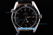 Omega Seamaster Chronograph Automatic Movement with Black Bezel and Dial