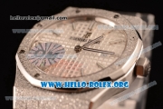 Audemars Piguet Royal Oak Lady Miyota Quartz Steel Case with White Dial and Steel Bracelet (EF)