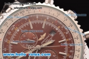 Breitling Navitimer ST17 Automatic with Brown Dial and Silver Stick Marker-SSband