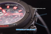 Hublot King Power F1 Swiss Valjoux 7750 Automatic PVD Case with Black Dial and Red Markers