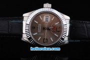 Rolex Datejust Working Chronograph Automatic Movement with Grey Dial