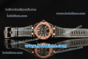 Audemars Piguet QEII Cup 2014 Royal Oak Offshore Diver Limited Edition Miyota 9015 Automatic PVD Case with Black Dial and Rose Gold Bezel - 1:1 Original