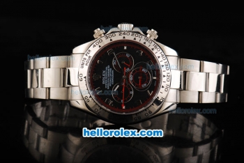 Rolex Daytona II Automatic Movement Full Steel with Black Dial and Numeral Markers