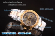 Rolex Daytona Chronograph Swiss Valjoux 7750 Automatic Movement Two Tone with Grey Dial