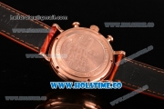 IWC Portofino Chrono Swiss Valjoux 7750 Automatic Rose Gold Case with White Dial and Rose Gold Stick Markers