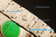 Rolex Day Date Oyster Perpetual Automatic Full Steel with Diamond Bezel and Black Dial