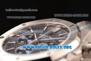 Audemars Piguet Royal Oak Chronograph Miyota OS20 Quartz Steel Case with Blue Dial and Steel Bracelet