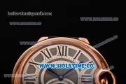 Cartier Ballon Bleu De Tourbillon Asia Automatic Rose Gold Case with Grey Dial and Roman Numeral Markers