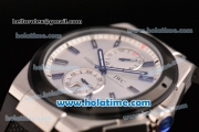 IWC Ingenieur Asia ST Automatic Steel Case with Black Rubber Strap PVD Bezel and White Dial