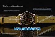 Rolex Submariner Vintage Asia 2813 Automatic Steel Case with Black Dial and Green Nylon Strap