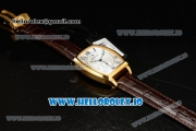 Breguet Heritage Asia Automatic Yellow Gold Case White Dial With Roman Numeral Markers Brown Leather Strap