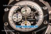 Audemars Piguet Rubens Barrichello Swiss Valjoux 7750 Automatic Steel Case with Skeleton Dial and White Stick Markers - 1:1 Original (JF)