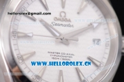 Omega Aqua Terra 150 M Co-Axial Clone 8500 Automatic Stainless Steel Case/Bracelet White Dial and Stick Markers (EF)