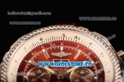 Breitling Bentley 6.75 Speed Chrono Swiss Valjoux 7750 Automatic Steel Case with Brown Dial and Stick Markers (GF)