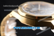 Audemars Piguet Royal Oak Miyota Quartz Yellow Gold Case/Bracelet with Black Dial and Stick Markers