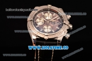 Breitling Chronomat Evolution Swiss Valjoux 7750 Automatic Steel Case with Grey Dial and Silver Stick Markers (BP)