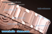 Cartier Ballon Bleu de Cartier Skeleton Automatic Rose Gold Case/Bracelet with Diamond Bezel