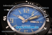 Ball Engineer Hydrocarbon Spacemaster Miyota 8205 Automatic PVD Case with Blue Dial and Stick/Arabic Numeral Markers