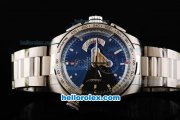 Tag Heuer Carrera Calibre 36 Chronograph Miyota Quartz Movement 7750 Coating with Black Dial-Silver Stick Markers and Steel Strap Tag Heuer Carrera Calibre 36 Chronograph Miyota Quartz Movement 7750 Coating with Black Dial-Silver Stick Markers and Steel Strap