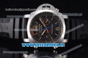 Panerai Luminor 1950 Regatta 3 Days Chrono Flyback Titanio Asia ST25 Automatic Steel Case with Black Dial Stick Markers and Black Rubber Strap Panerai Luminor 1950 Regatta 3 Days Chrono Flyback Titanio Asia ST25 Automatic Steel Case with Black Dial Stick Markers and Black Rubber Strap