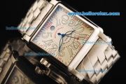 Franck Muller Conquistador King Swiss ETA 2836 Automatic Movement Full Steel with White Dial and Arabic Numeral Markers