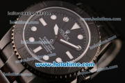 Rolex Pro-Hunter Military Submariner Asia 2813/Swiss ETA 2836/Clone Rolex 3130/Super Clone Rolex 3130 Automatic Full PVD with Black Dial - 1:1 Best Edition (BP)