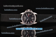 Chopard Mille Miglia Gran Turismo XL Miyota OS2035 Quartz Steel Case with Black Dial and Diamond Bezel