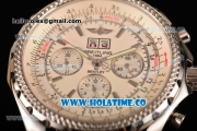 Breitling Bentley 6.75 Speed Chrono Swiss Valjoux 7750 Automatic Steel Case with Stick Markers and Beige Dial (GF)