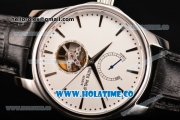 Patek Philippe Calatrava Tourbillon Swiss ETA 2824 Automatic Steel Case with Stick Markers and White Dial