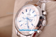 Omega Seamaster Working Chronograph Automatic with White Dial