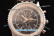 Breitling Navitimer Automatic Movement Steel Case with Black Dial and Stick Marker-Small Calendar