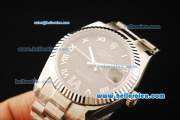 Rolex Datejust Automatic Movement Full Steel with ETA Coating Case and Roman Numerals