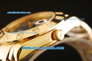 Rolex Datejust Automatic Movement Full Gold with Roman Numerals and Diamond Bezel-ETA Coating