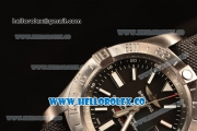 Breitling Avenger II GMT Black Dial With Swiss ETA 2836 Automatic Leather Strap Best Edition A17318101B1X2