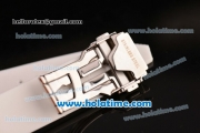 Hublot Quartz Ladies' White Rubber Strap