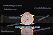 Chopard Mille Miglia Gran Turismo XL Miyota OS2035 Quartz Rose Gold Case with Grey Dial and Stick/Arabic Numeral Markers Chopard Mille Miglia Gran Turismo XL Miyota OS2035 Quartz Rose Gold Case with Grey Dial and Stick/Arabic Numeral Markers