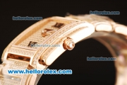 Patek Philippe Twenty-4 Swiss Quartz Movement Rose Gold and Diamond Case/ Dial/ Strap