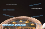 Rolex Daytona Swiss Valjoux 7750 Automatic Two Tone with Diamond Bezel and Black MOP Dial