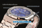 Audemars Piguet Royal Oak 41MM Asia Automatic Full Steel with Stick Markers and Blue Dial