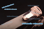 Cartier Ballon Bleu De Automatic Steel Case with Diamond Bezel and Skeleton Dial-Roman Markers