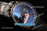 Tag Heuer Mikrogirder 2000 Chrono Miyota Quartz PVD Case with Black Dial and Rubber Strap - Red Second Hand