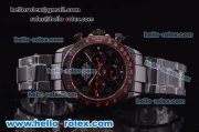 Rolex Daytona Asia 3836 Automatic Full Black Ceramic and Black Dial