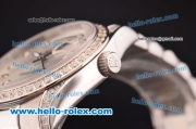 Rolex Day-Date Automatic White Dial with Diamond Bezel and Diamonds Mark - ETA Coating