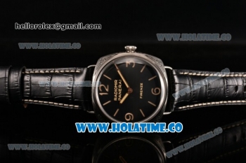 Panerai Radiomir Firenze 3 Days Clone P.3000 Manual Winding Steel Case with Black Dial and Stick/Arabic Numeral Markers (ZF) - 1:1 Original