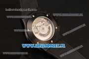 Hublot Classic Fusion Chronograph 7750 Auto PVD Case with Black Dial and Black Leather Strap