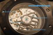 Hublot King Power Chronograph Swiss Valjoux 7750 Automatic Movement PVD Case with Black Bezel and Black Rubber Strap